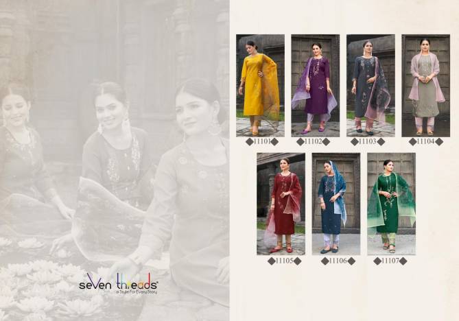 Seven Threads Netri 11101-11107 Wholesale Readymade Suits Catalog